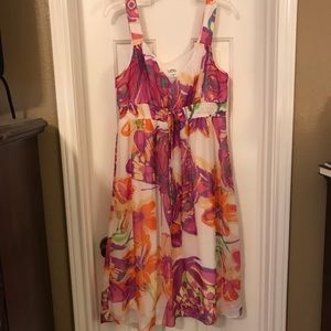 Sangria Floral Sundress Size 12